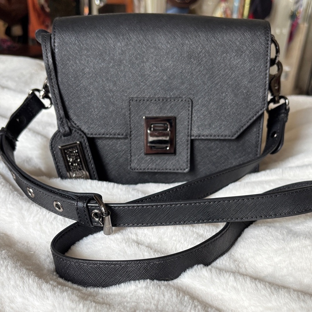 Badgley Mischka Black Crossbody Bag EUC
